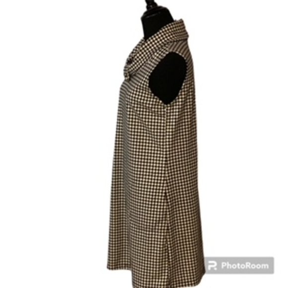 🧡3/15 Alyn Paige Sleeveless Black/White Dress Women Size L - Picture 4 of 8